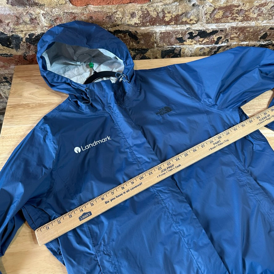 North Face Womens XL Blue Rain Jacket