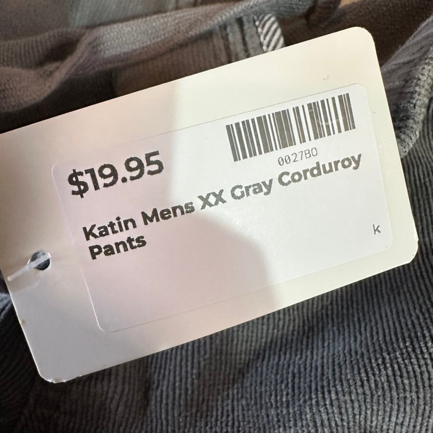 Katin Mens 36x30 Gray Pants