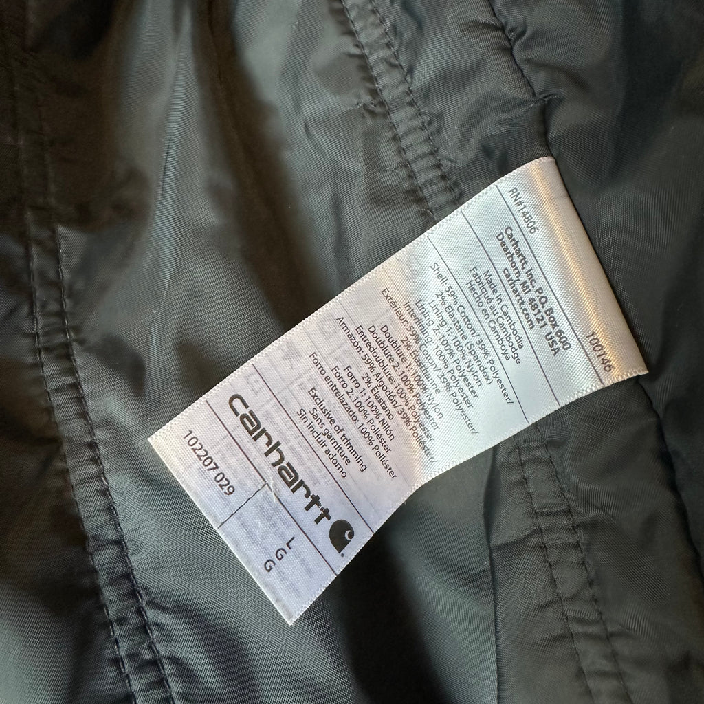 Carhartt Mens Large Gray Full Swing Jacket