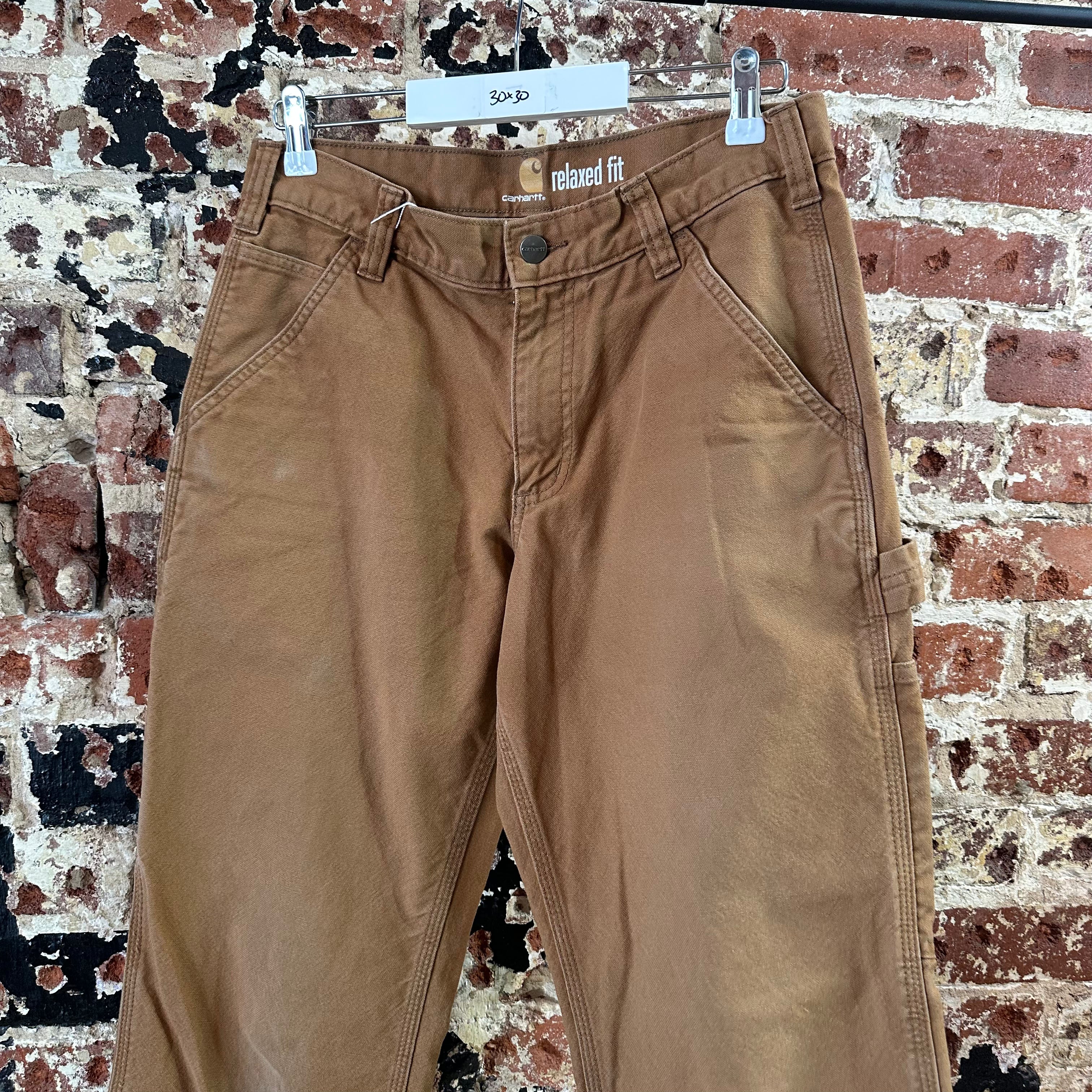 Carhartt Mens 30x30 Brown Pants