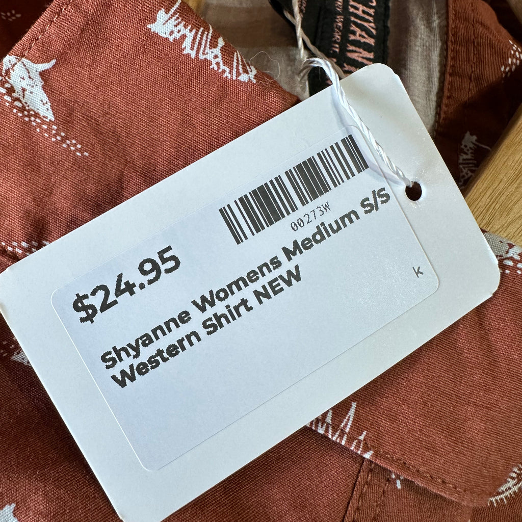 Syanne Womens Medium Western Shirt NEW