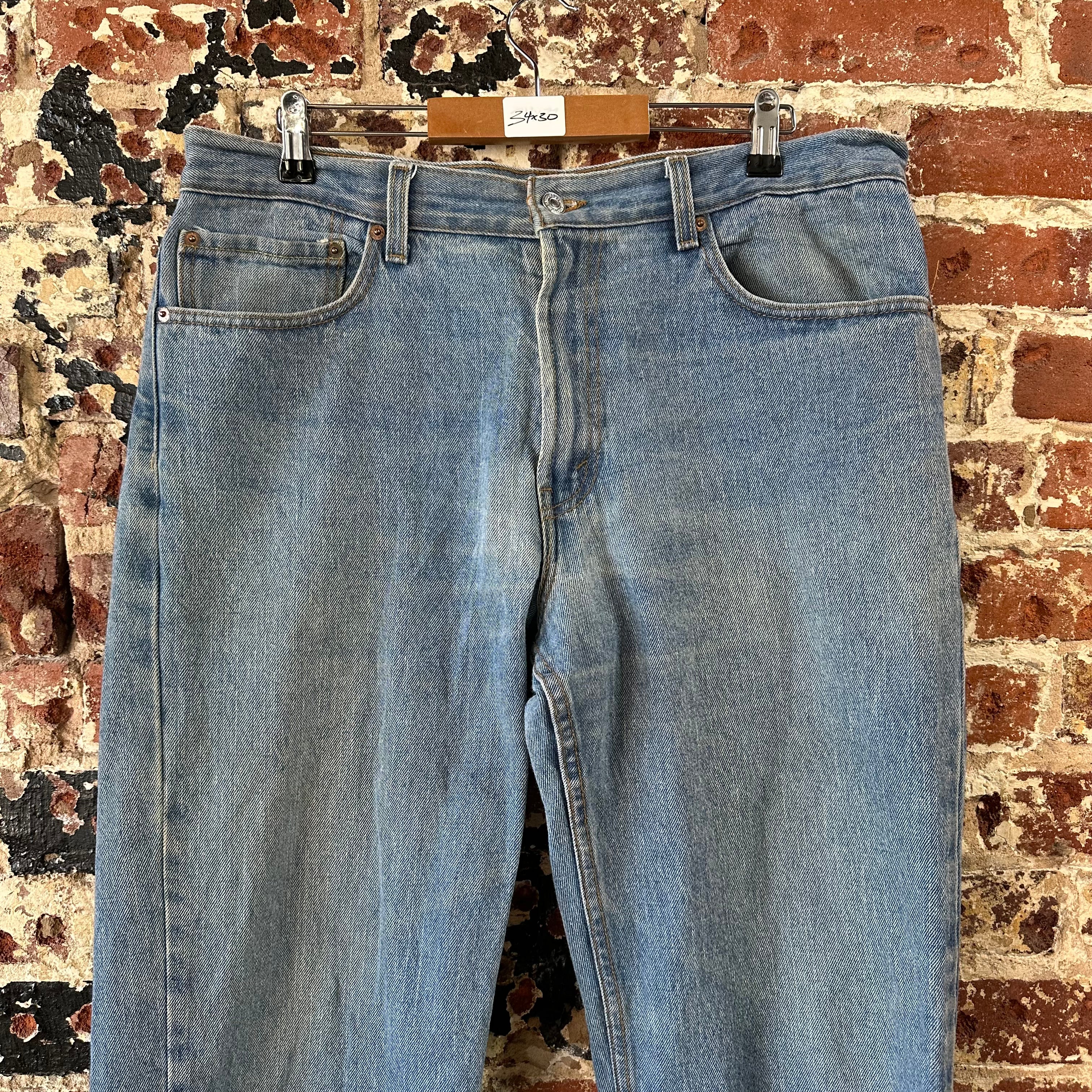 Levi's 550 Jeans Mens 34x30 Blue Cotton Denim Medium wash Relaxed Fit