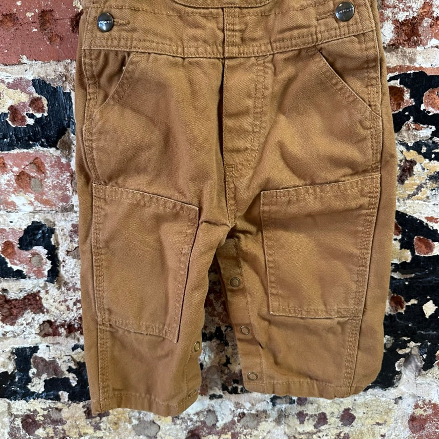 Carhartt Brown Bibs Boys 9M