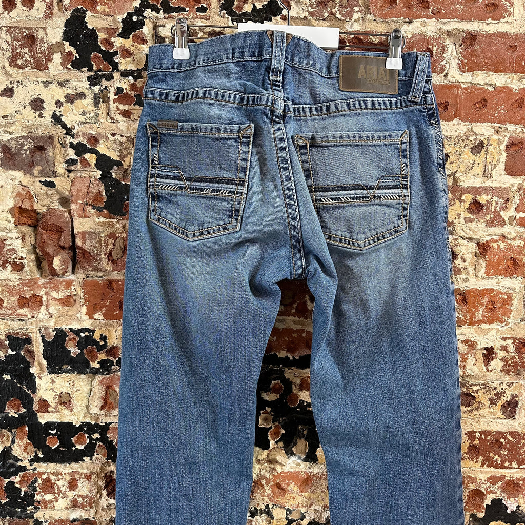 Ariat M5 Slim Straight Blue Jeans Men's 32x34 Western Cowboy