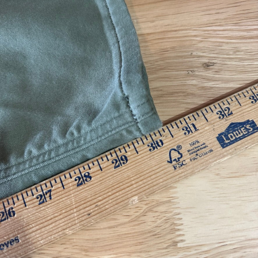 Carhartt Mens 32x32 Green Fleece Lined Pants