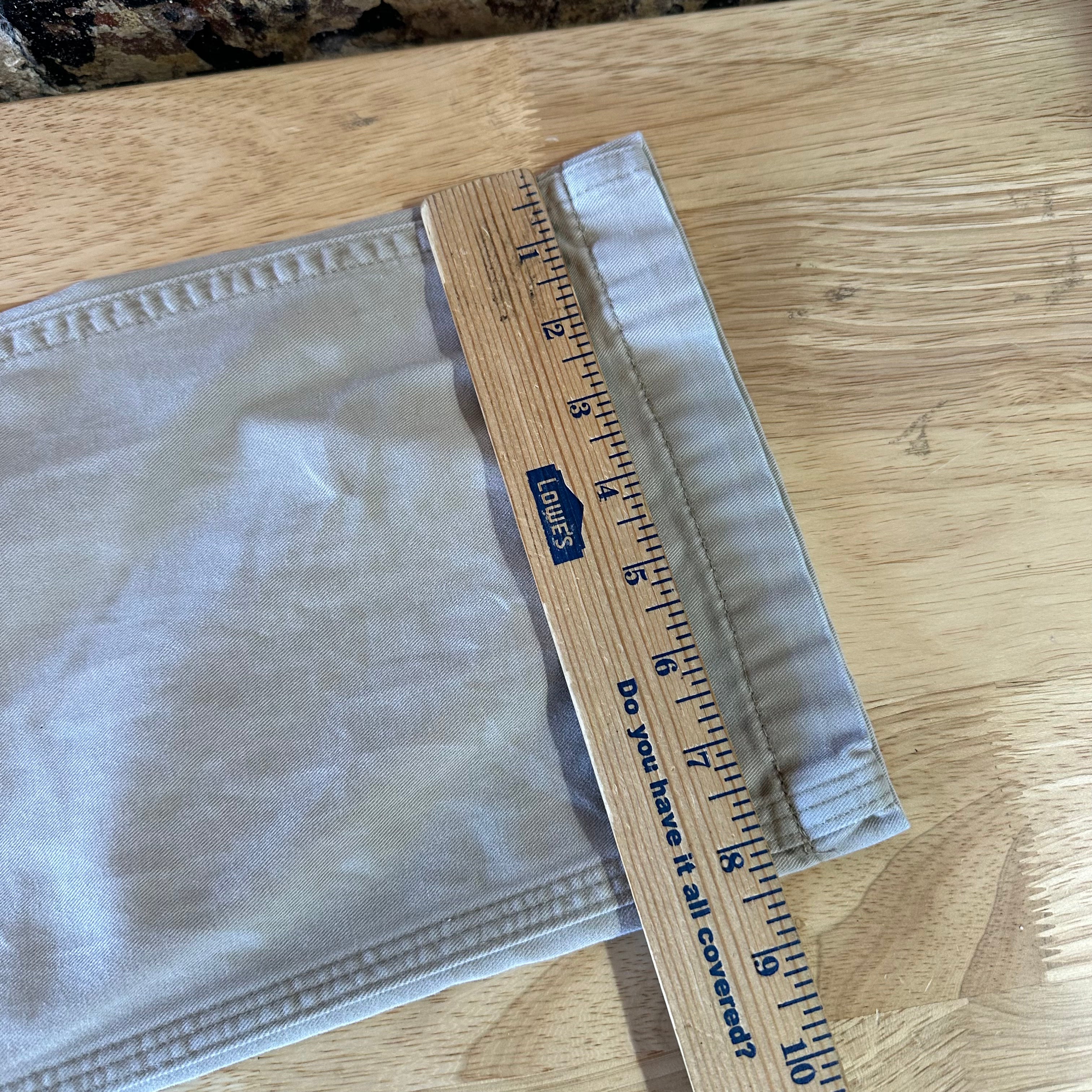 Carhartt tan Relaxed Fit Pants Mens 34x32 canvas work utility