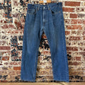 Levis 505 Jeans Mens 34x30 Regular Zip fly Blue denim Levi's