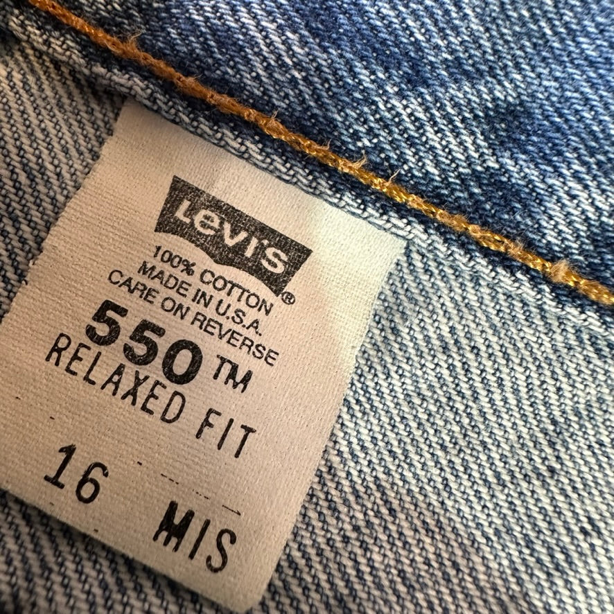 Levis 550 Womens 16 Jean Shorts