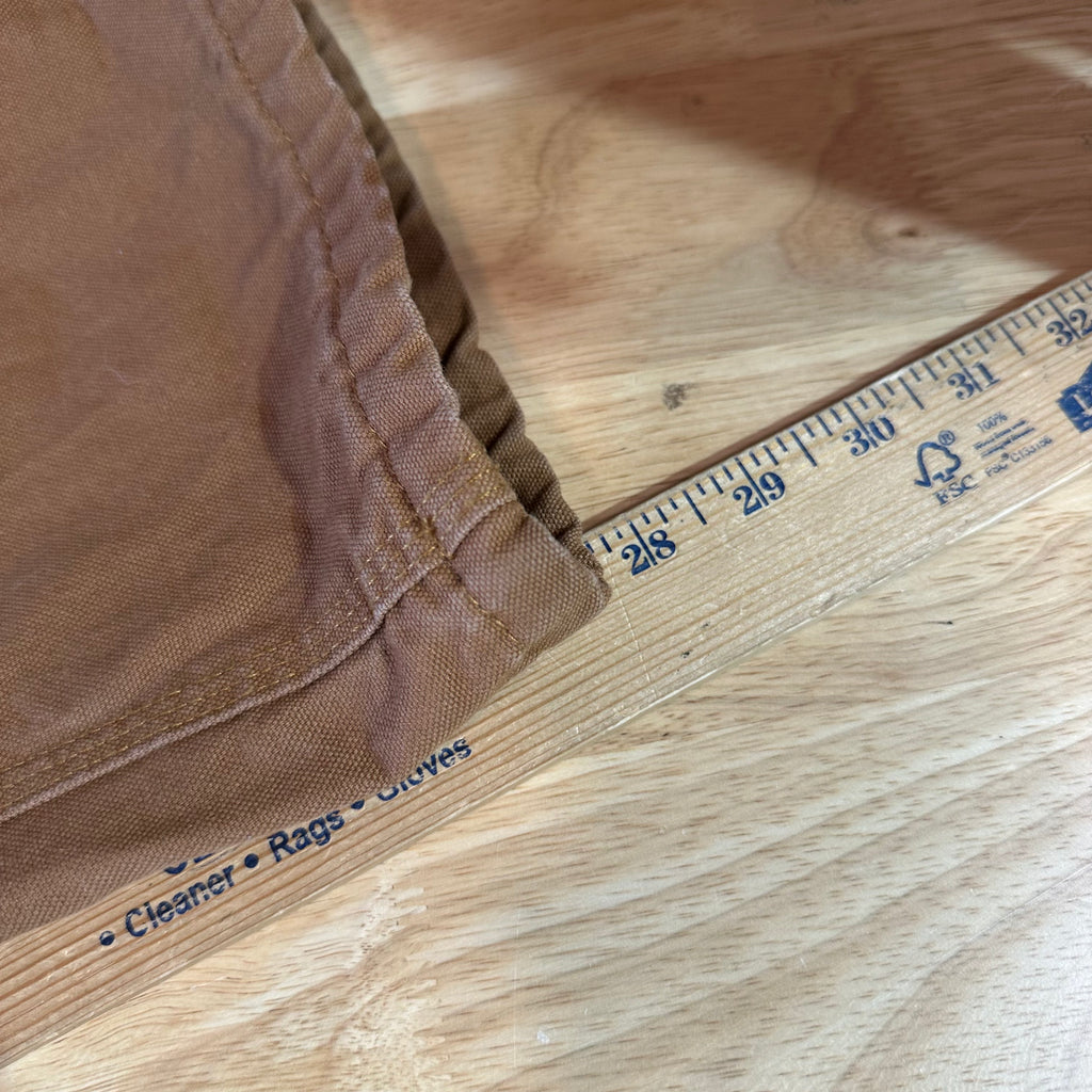 Carhartt Flannel Lined Brown Pants Boys 14