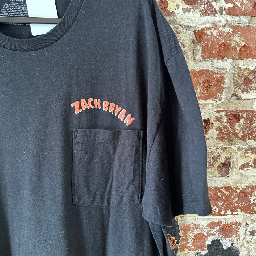 Zach Bryan Men's 2XL S/S Black T-Shirt