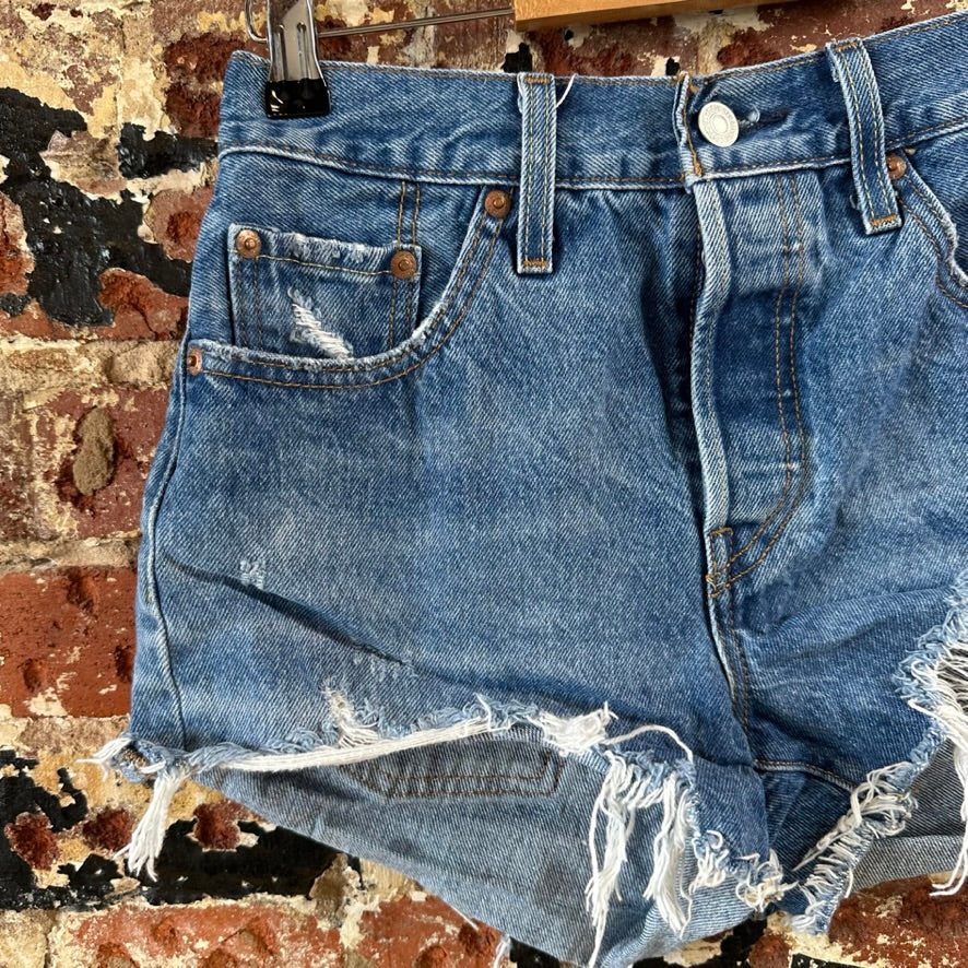 Levi's Cut off Jean Shorts Womens 25