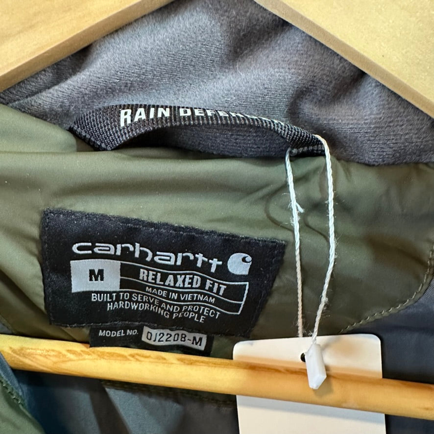 Carhartt Rain Defender Mens Medium Green Jacket