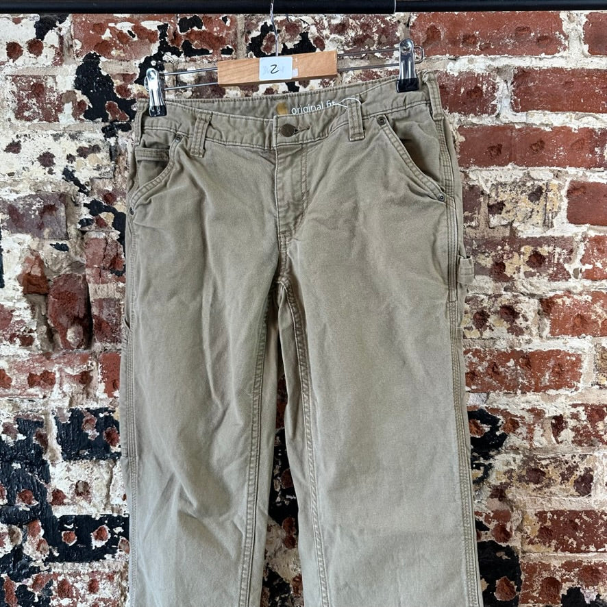 Carhartt Womens 2 Tan Pants