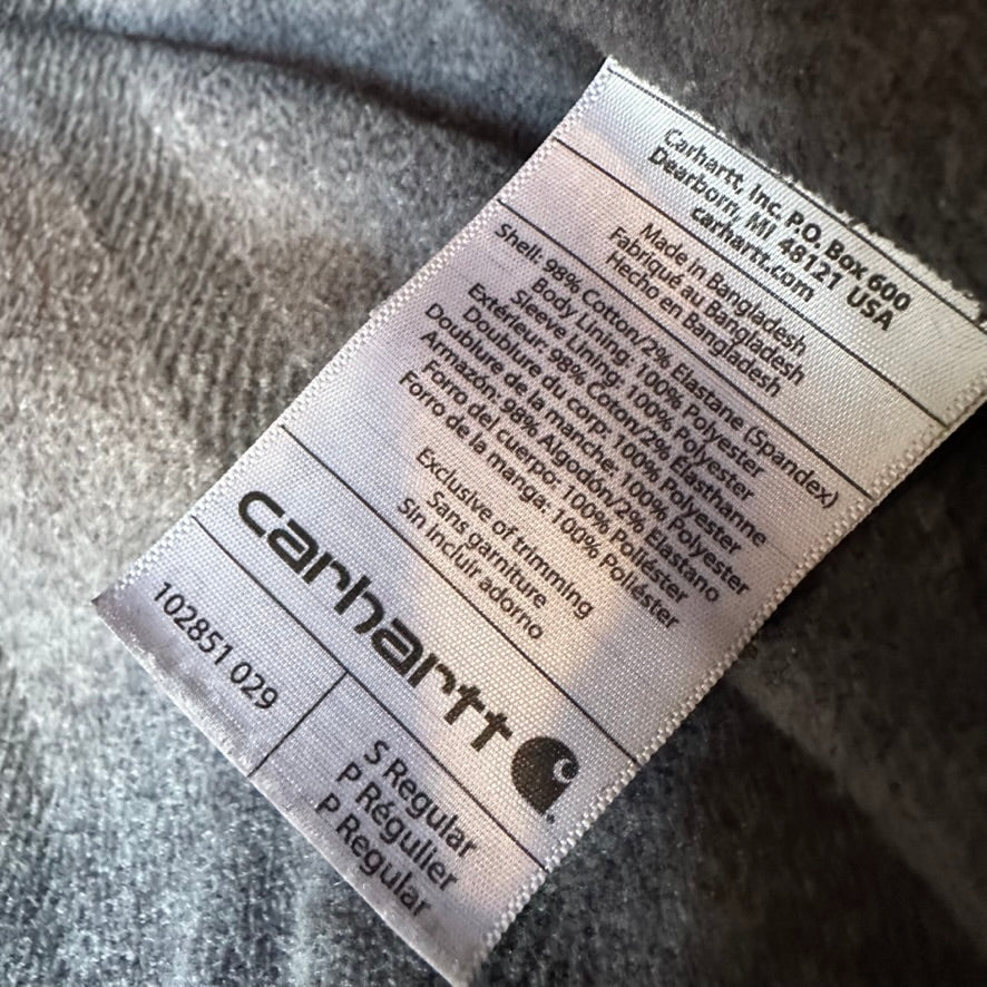 Carhartt Mens Small Gray Shacket