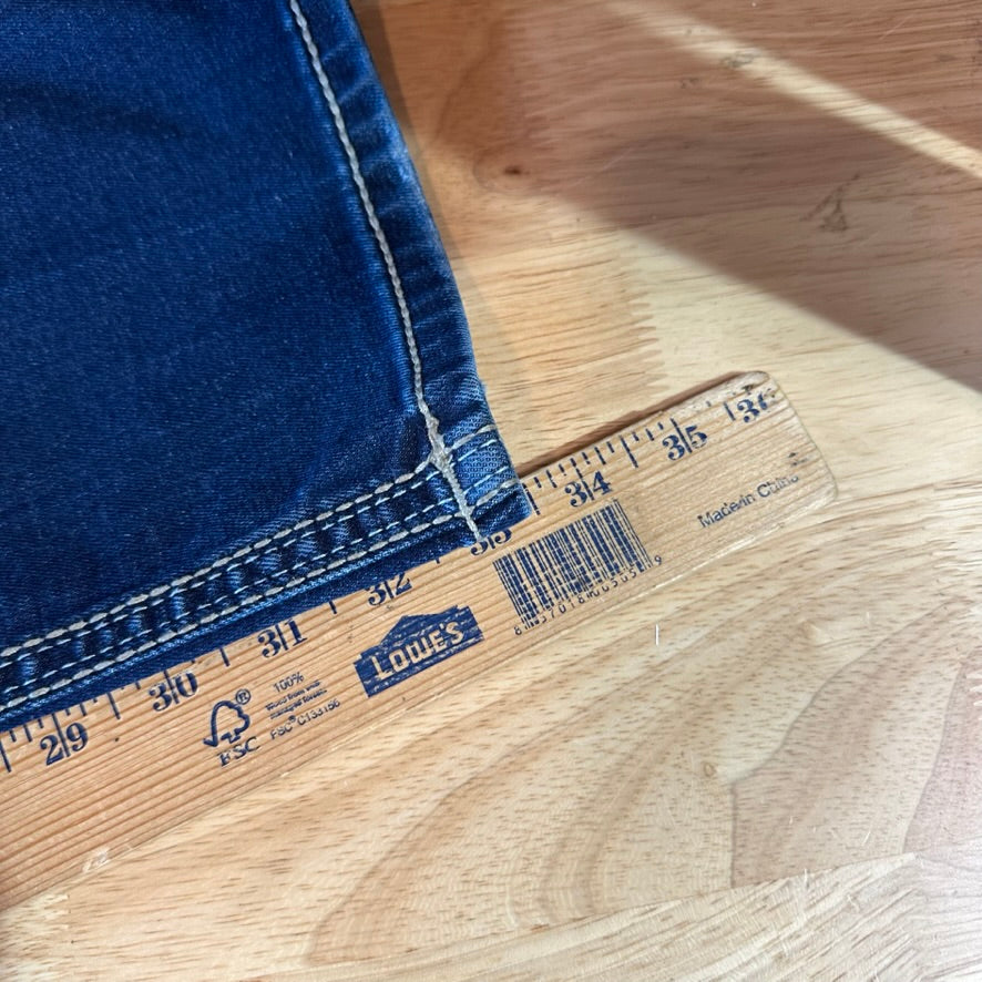 BKE Mens 34x34 Blue Jeans