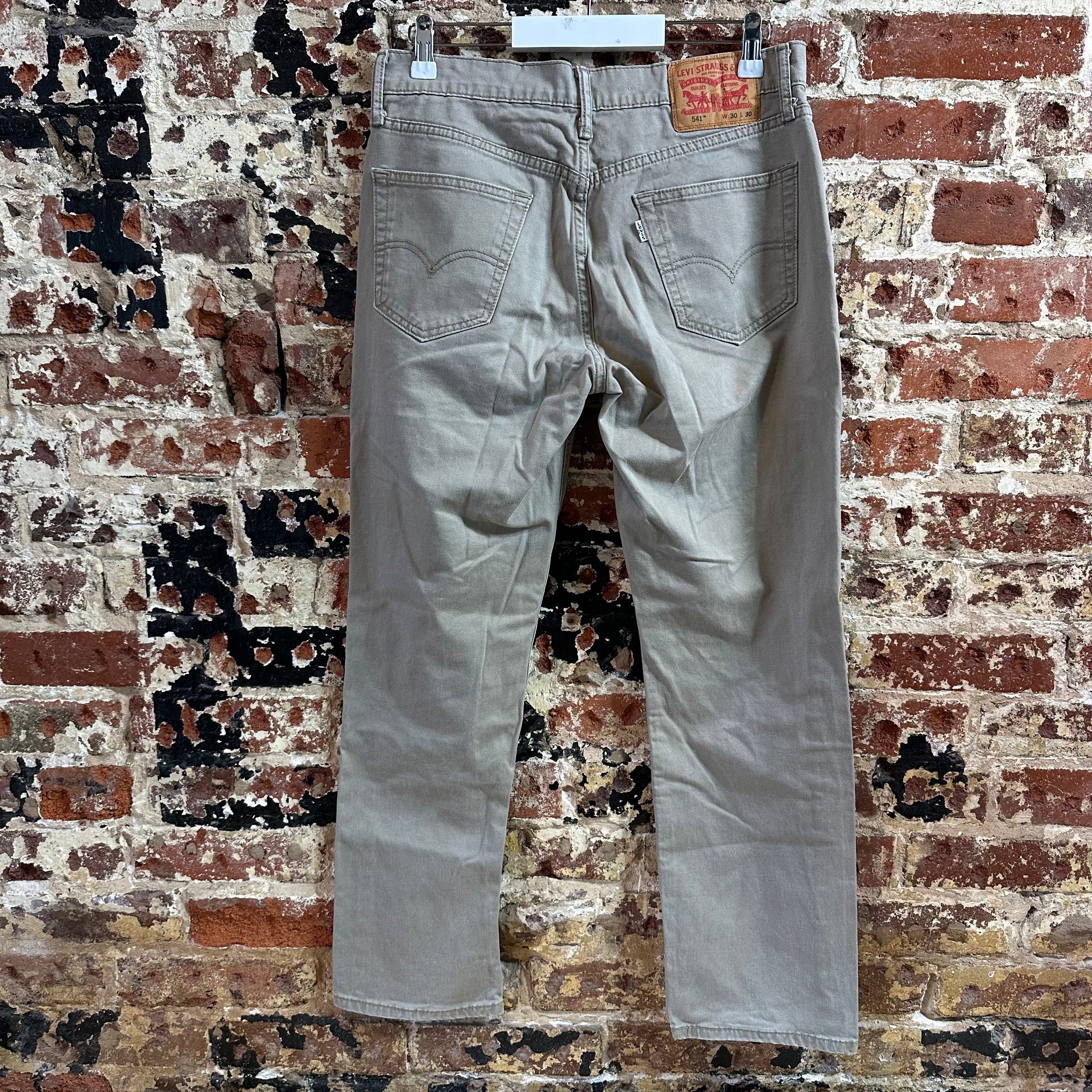 Levis 541 Mens 30x30 Tan Jeans