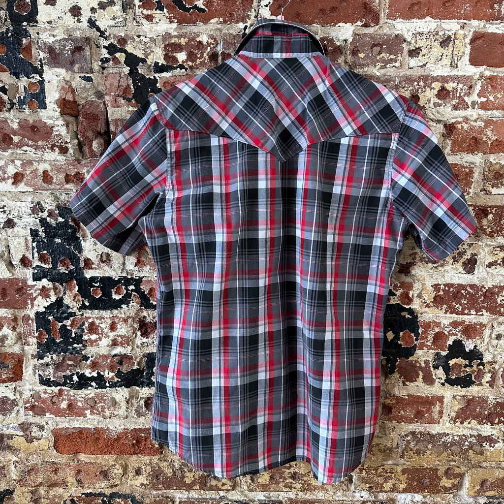 Rodeo Button Up Shirt Mens Small Western Short Sleeve