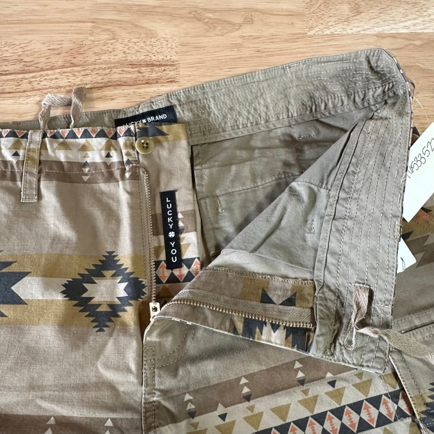Lucky Mens 34 Cargo Shorts NEW