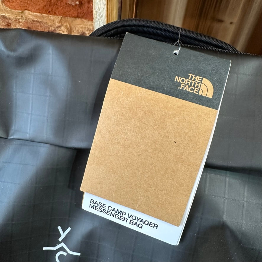 North Face Base Camp Black Messenger Bag NEW