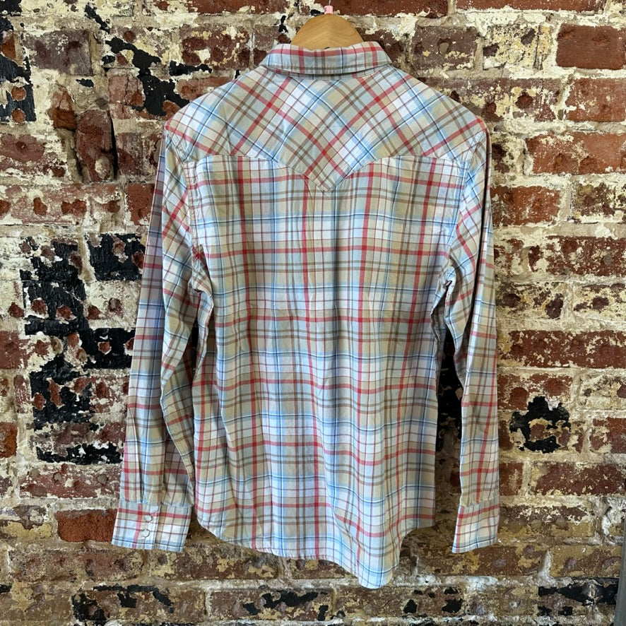 Levi's Mens Small Pearl Snap Western Shirt NEW