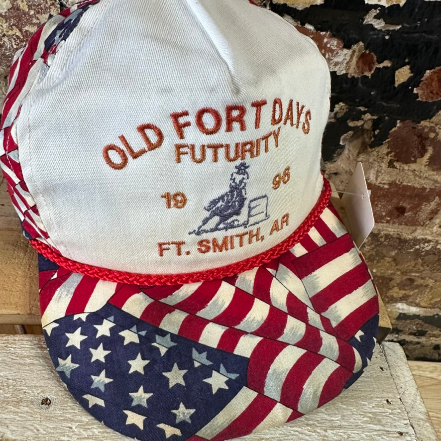 VTG Old Fort Days Rodeo Hat 1996