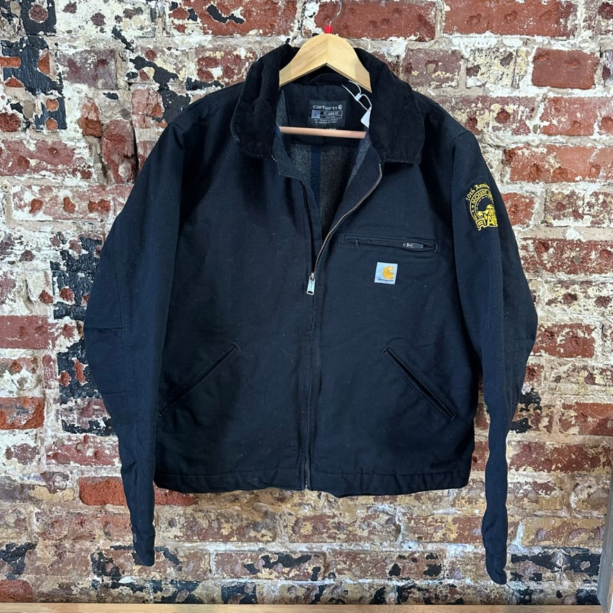 Carhartt Mens Large Black Detroit Jacket