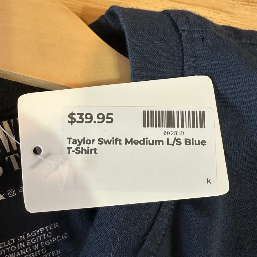 Taylor Swift Medium L/S Blue T-Shirt