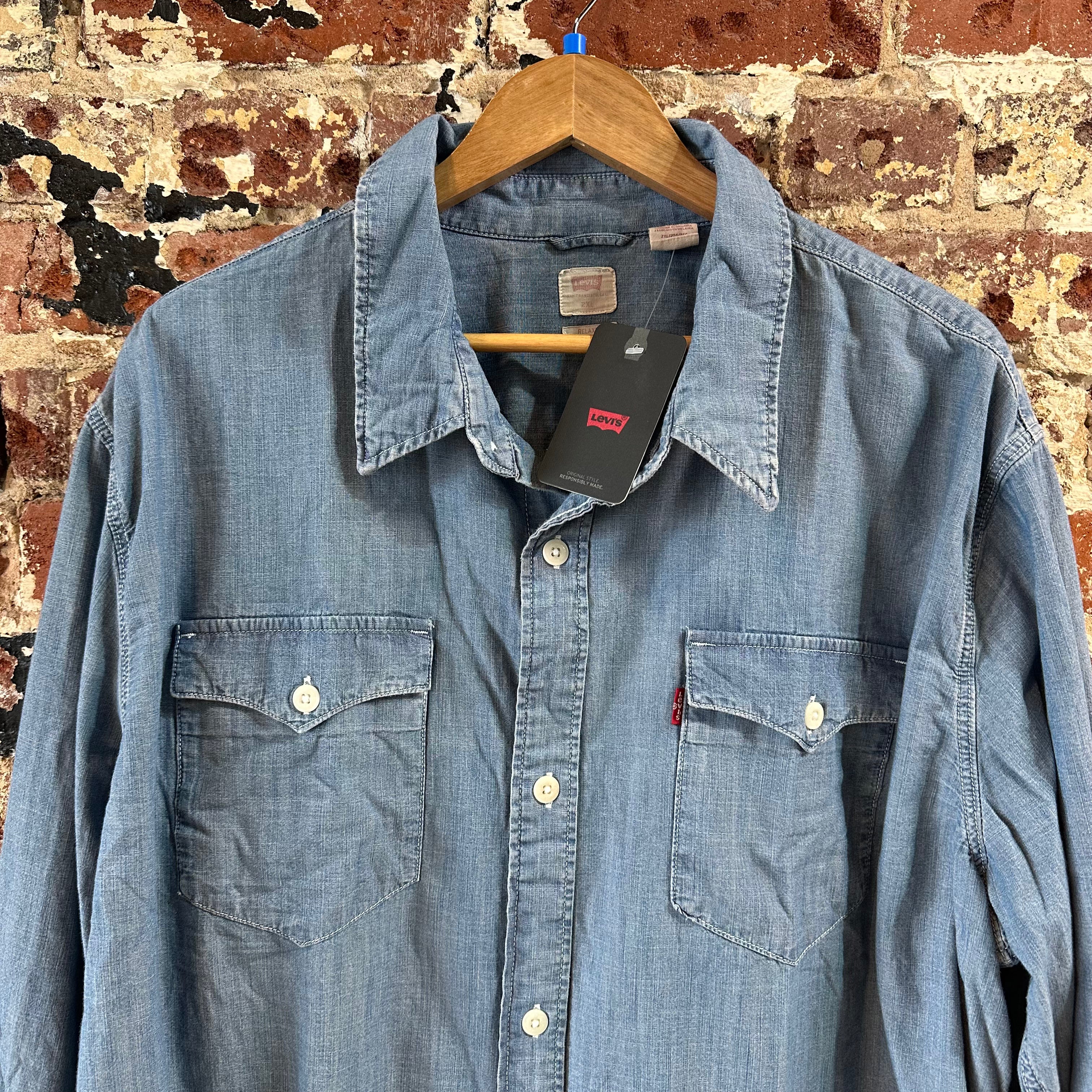 Levi's Mens 2XL Long Sleeve Button Up NEW