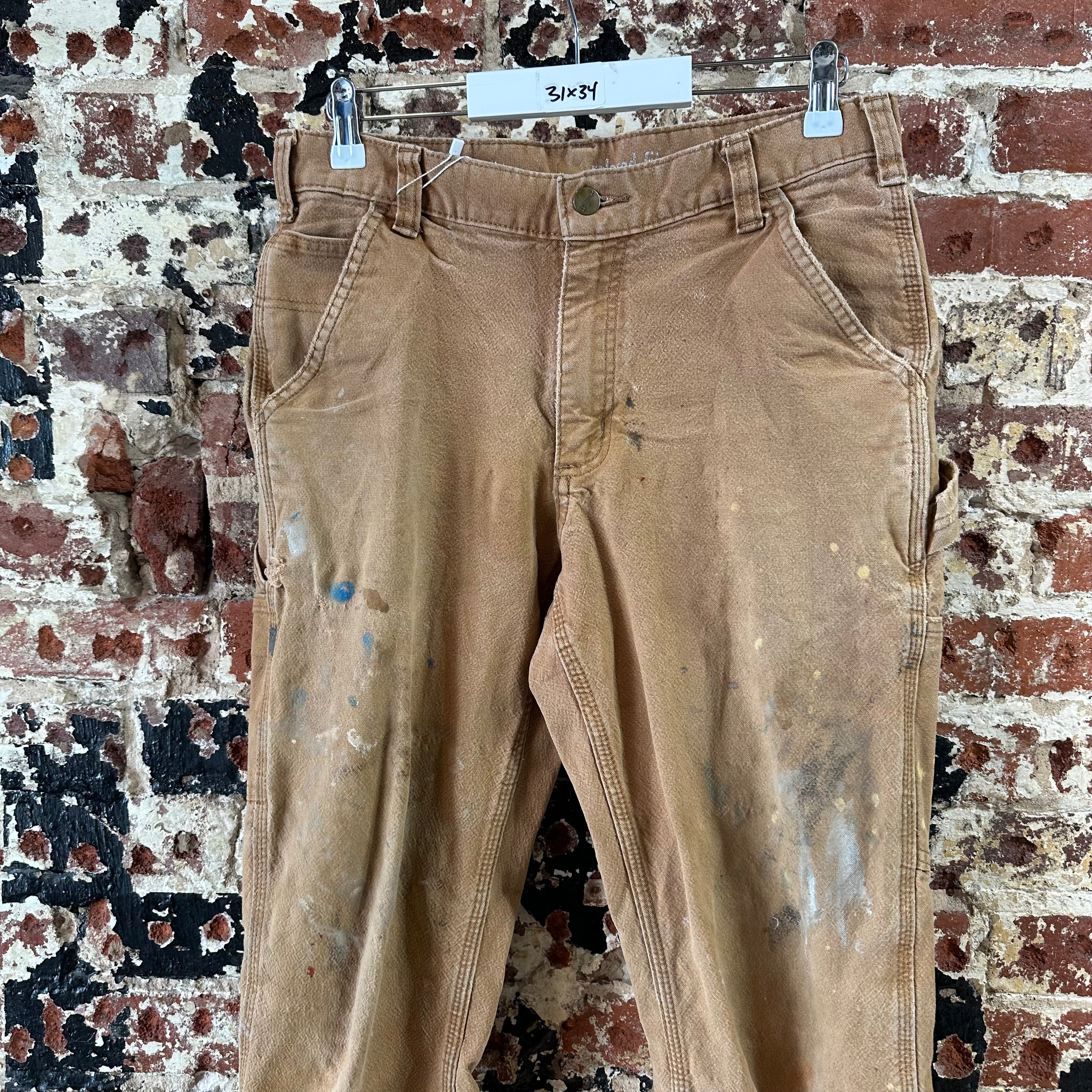 Carahrtt Mens 31x34 Brown Pants