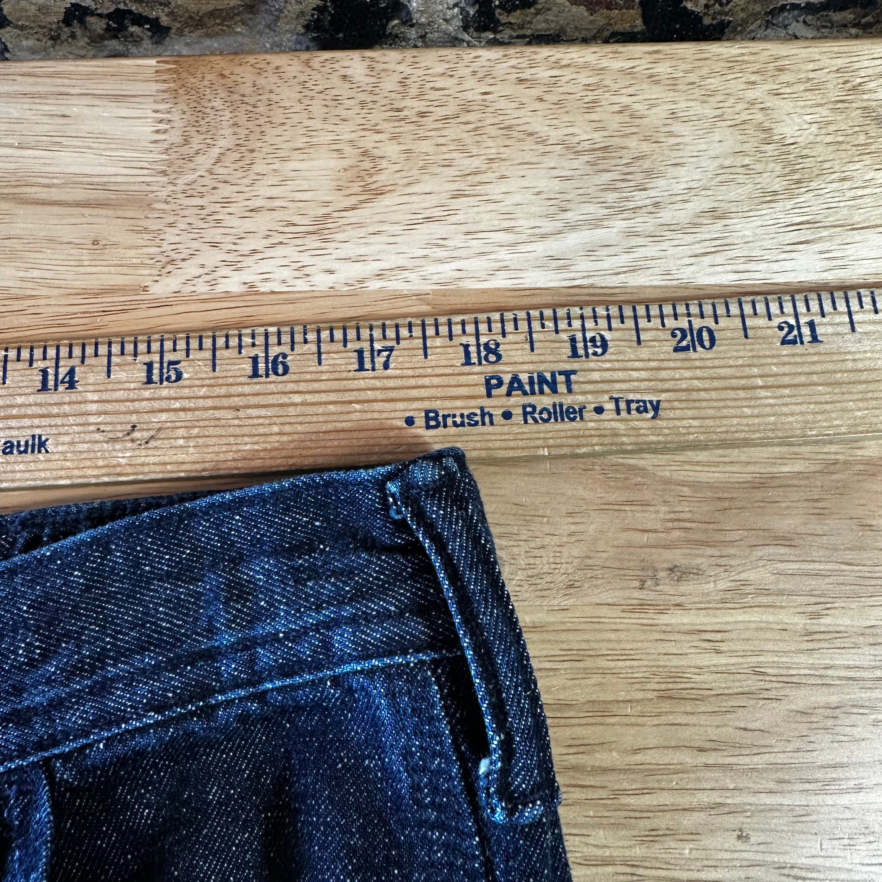 American Eagle Double Knee Jeans Mens 32x34 Dark Blue Denim