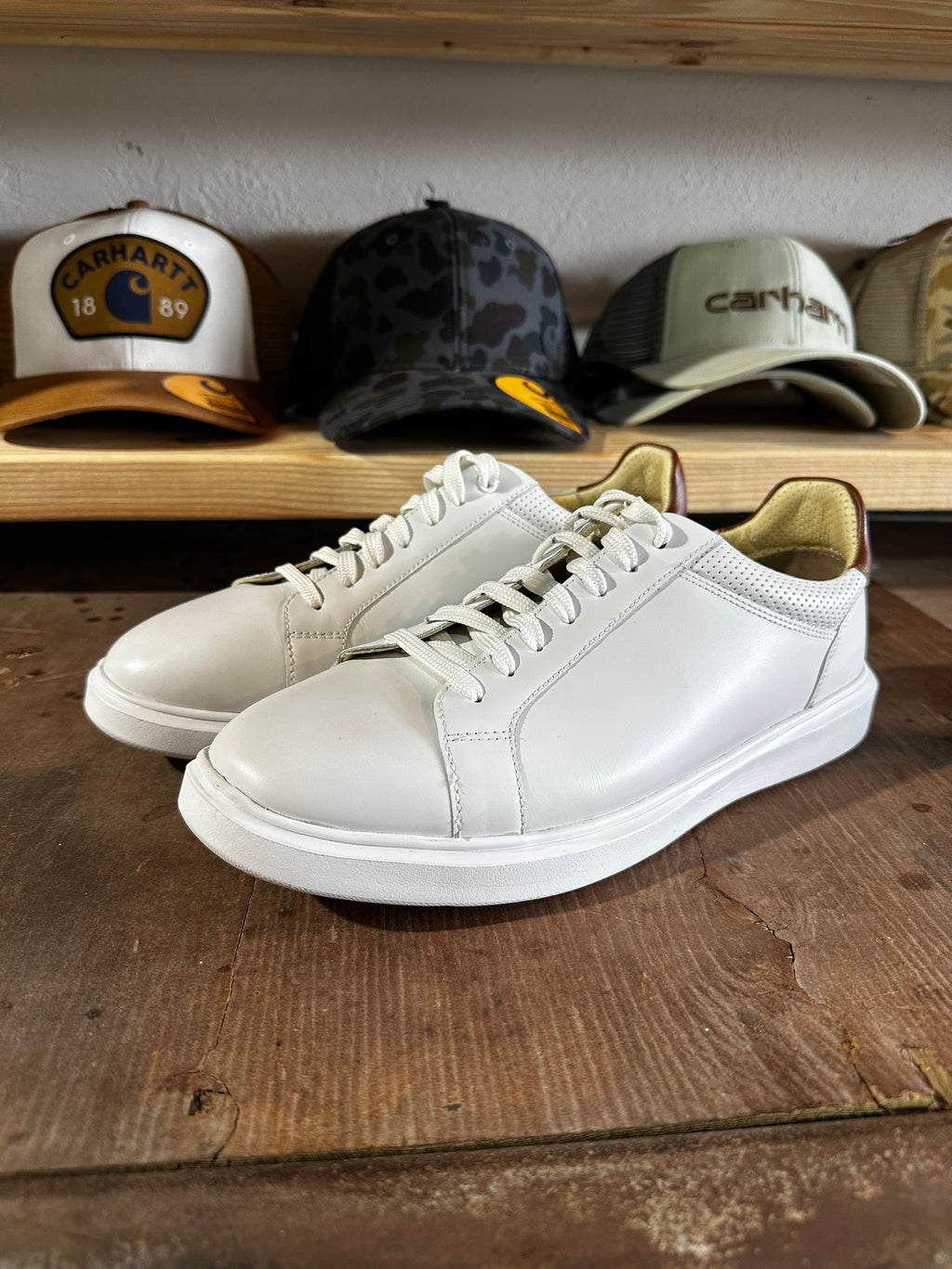 Florsheim Social Lace To Toe Casual Dress Shoe White Men 10