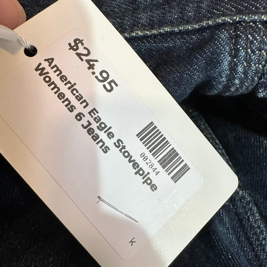 American Eagle Stovepipe Jeans Womens 6 Short