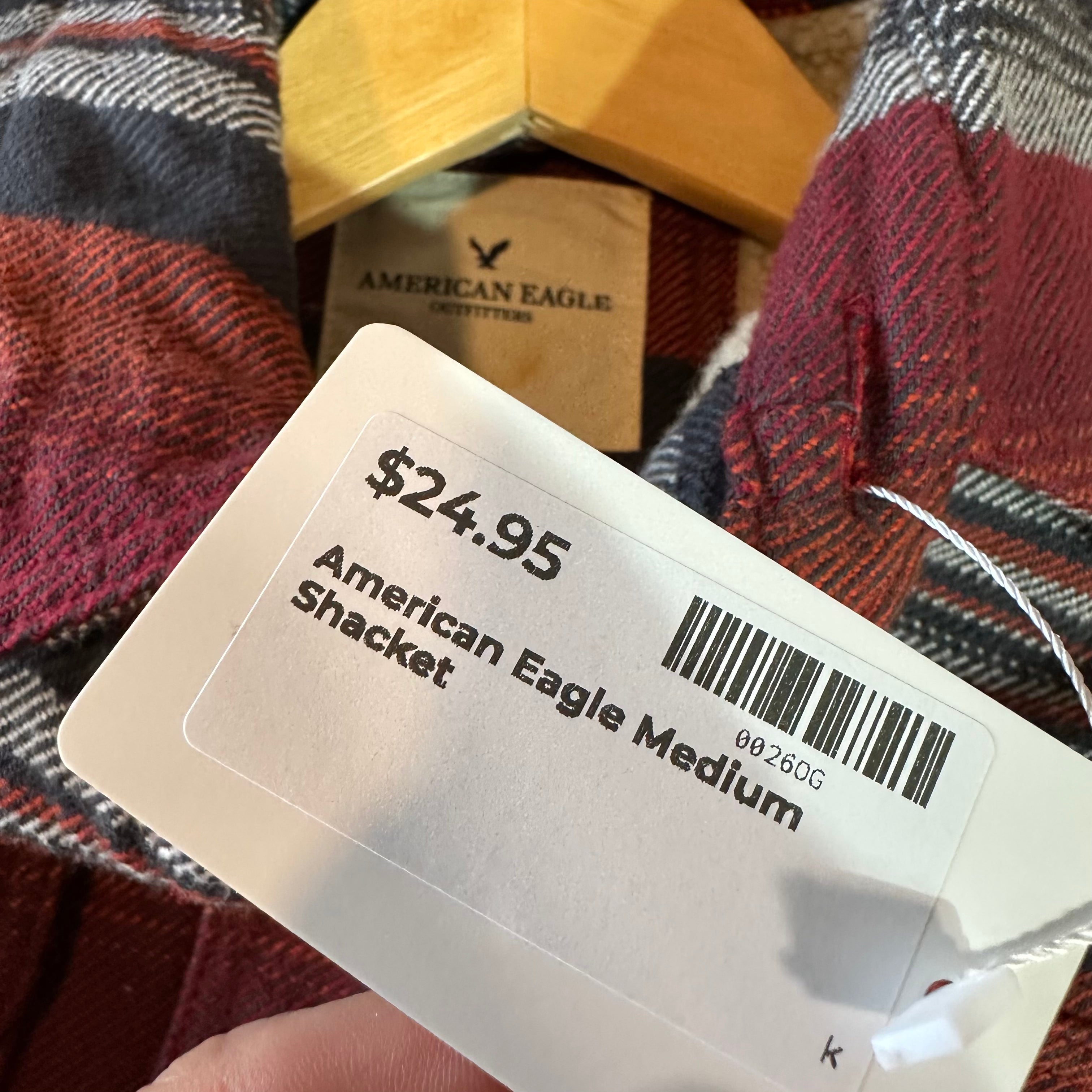 American Eagle Button Up Shirt Mens Medium