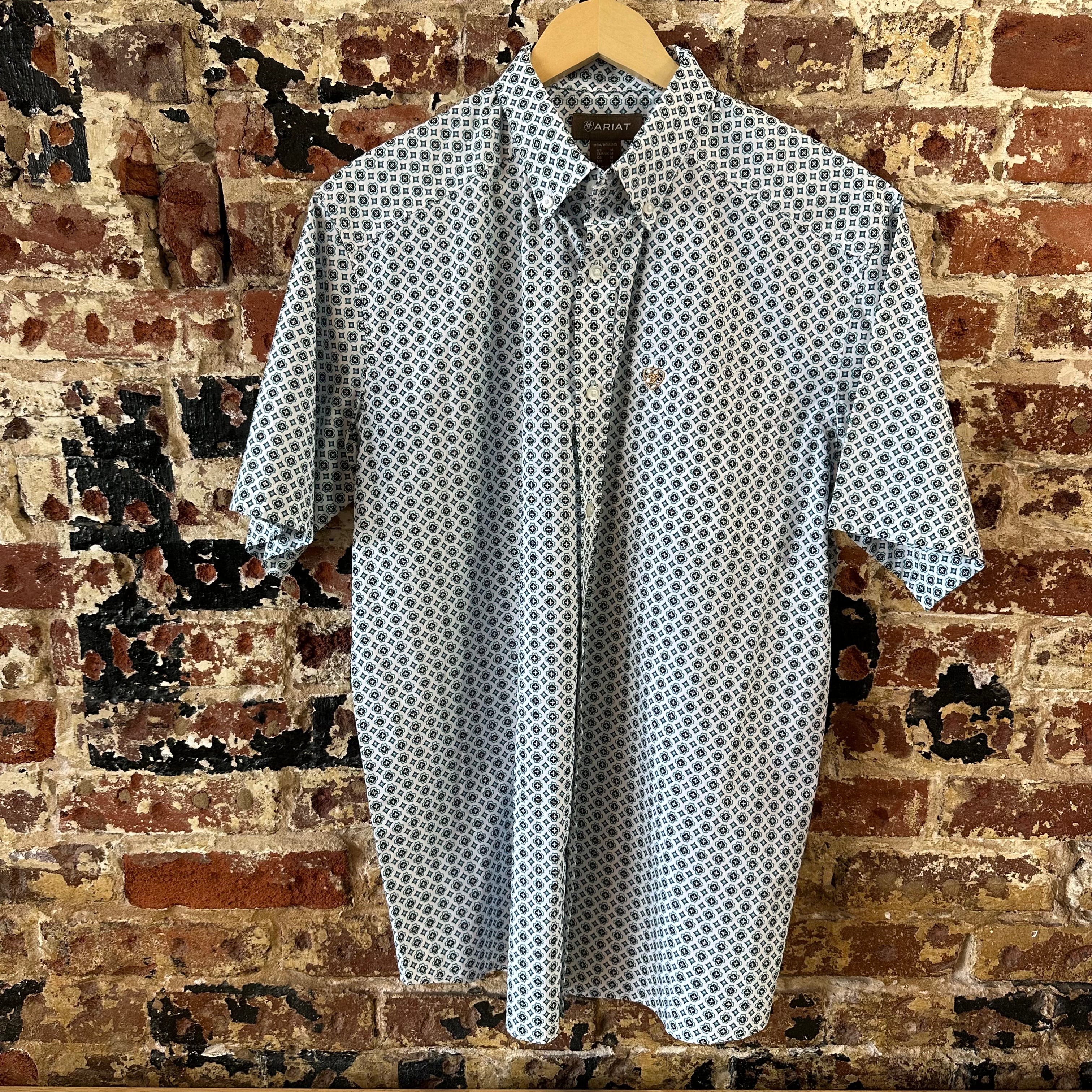 Ariat Button Up Shirt Mens Medium Western