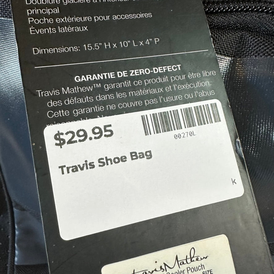 Travis Mathew Shoe Cooler Pouch NEW