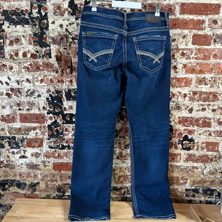 BKE Mens 34x34 Blue Jeans