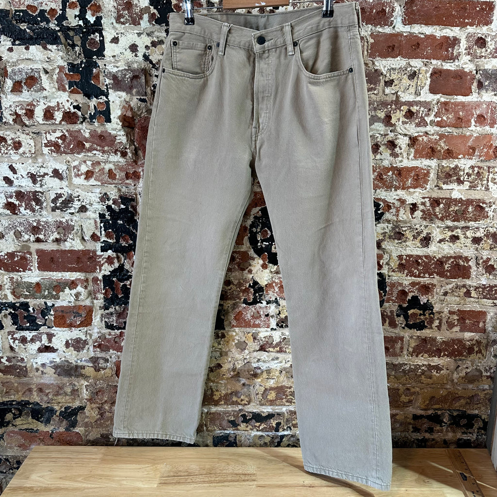 Levi's 501 Mens 33x30 Tan Jeans