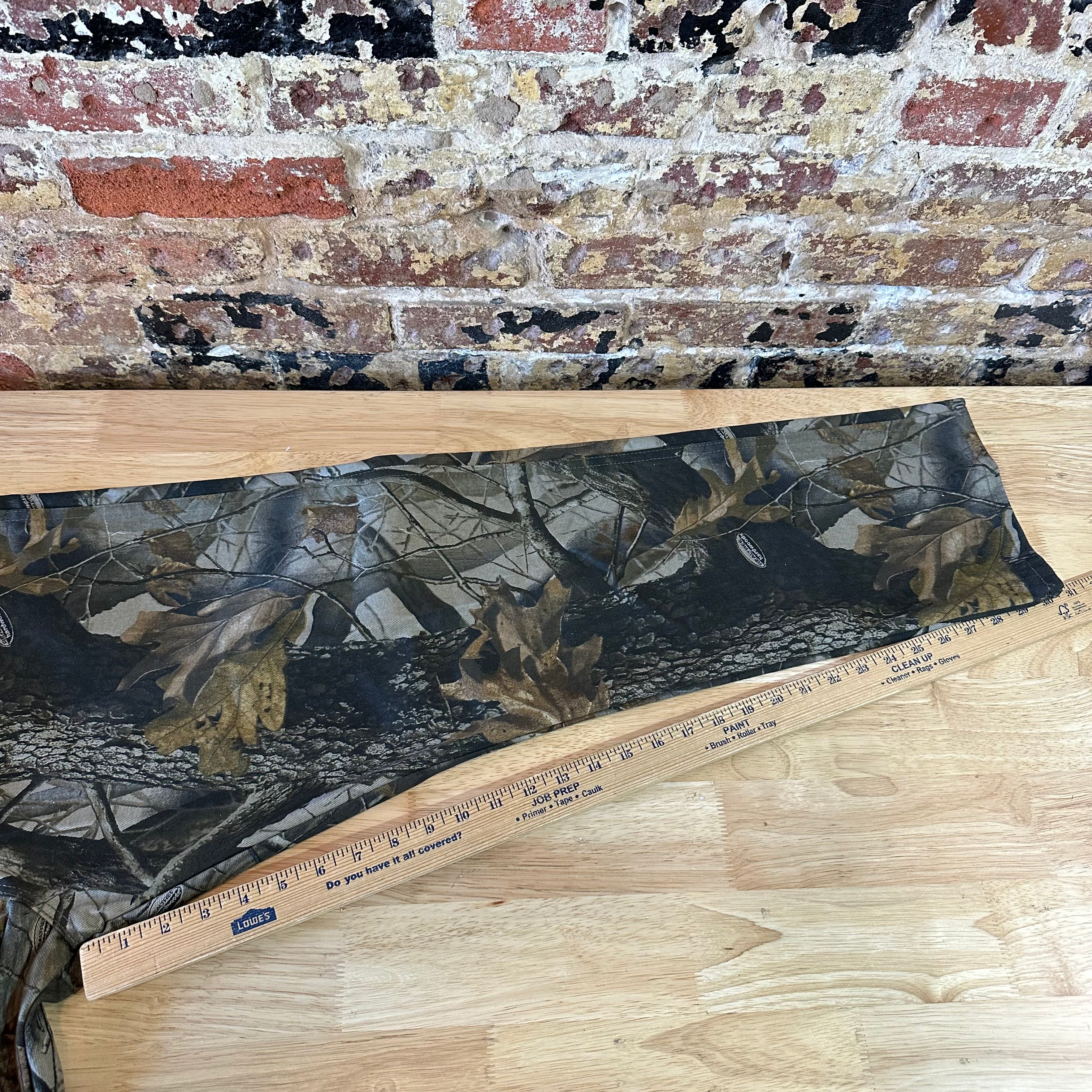 Wrangler Pro Gear Cargo Pants Mens 40x30 Brown Real Tree Camo Hunting Outdoors