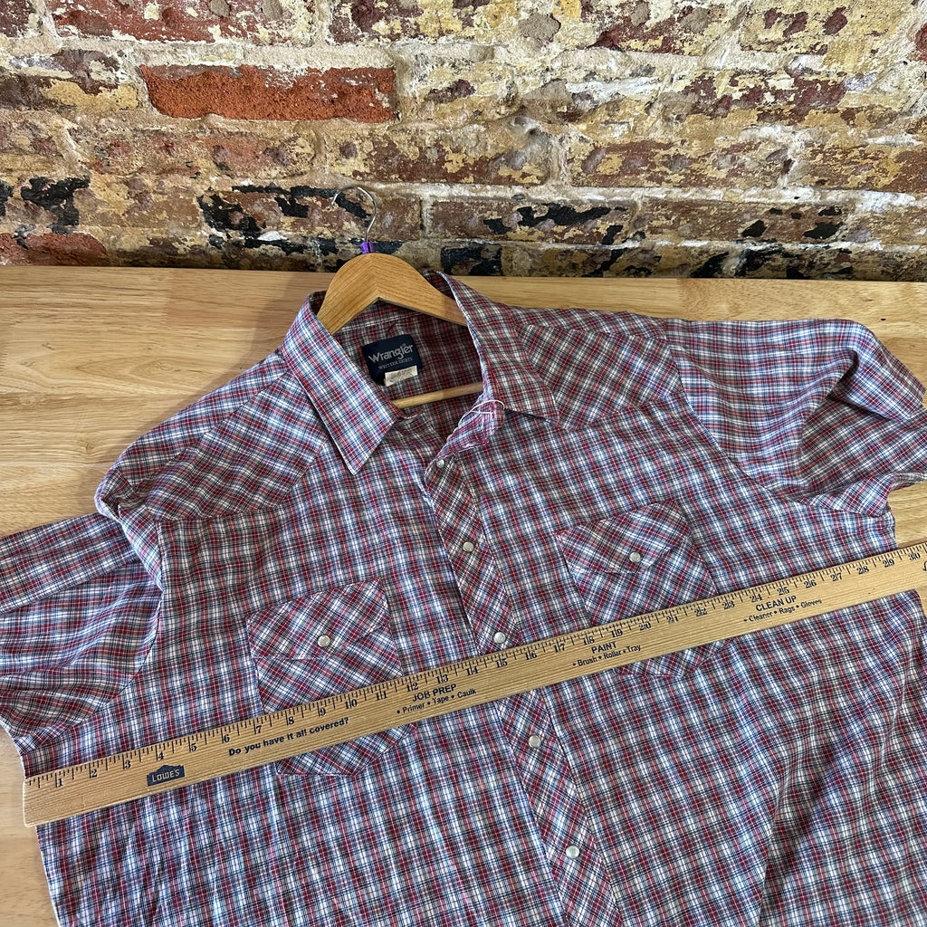 Wrangler Men's 3XL Tall Button Up Shirt