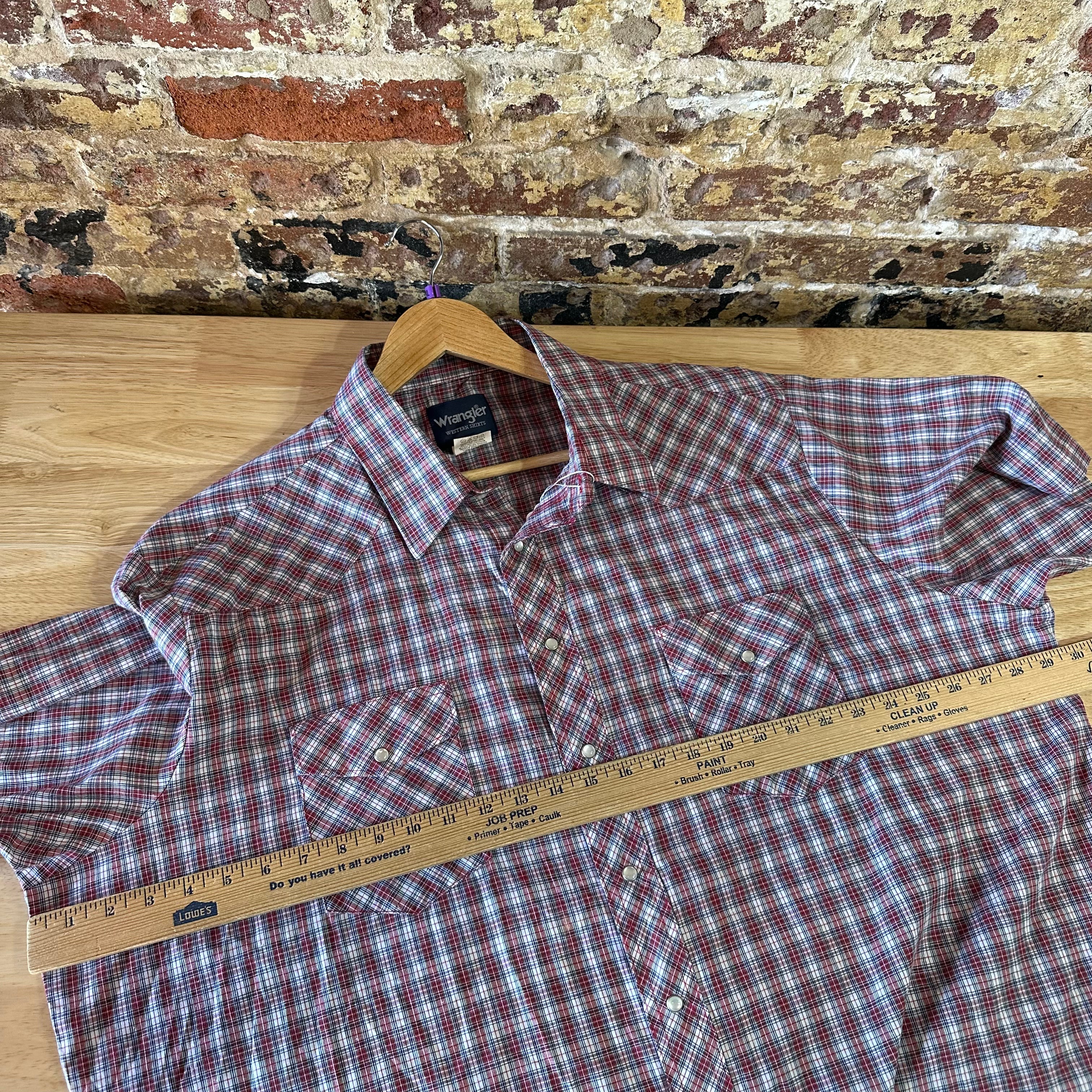 Wrangler Men's 3XL Tall Button Up Shirt