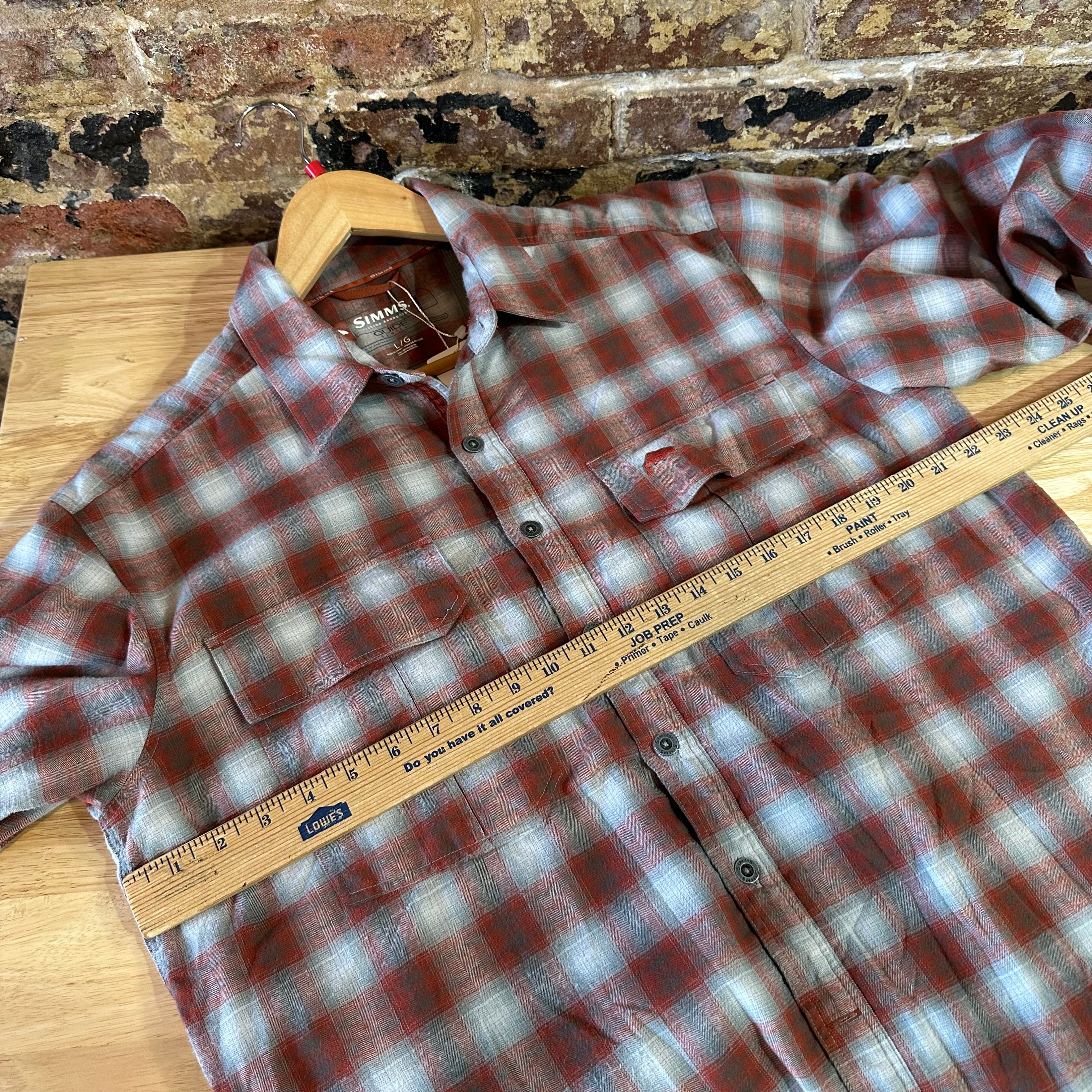 Simms Mens Large Red Shacket