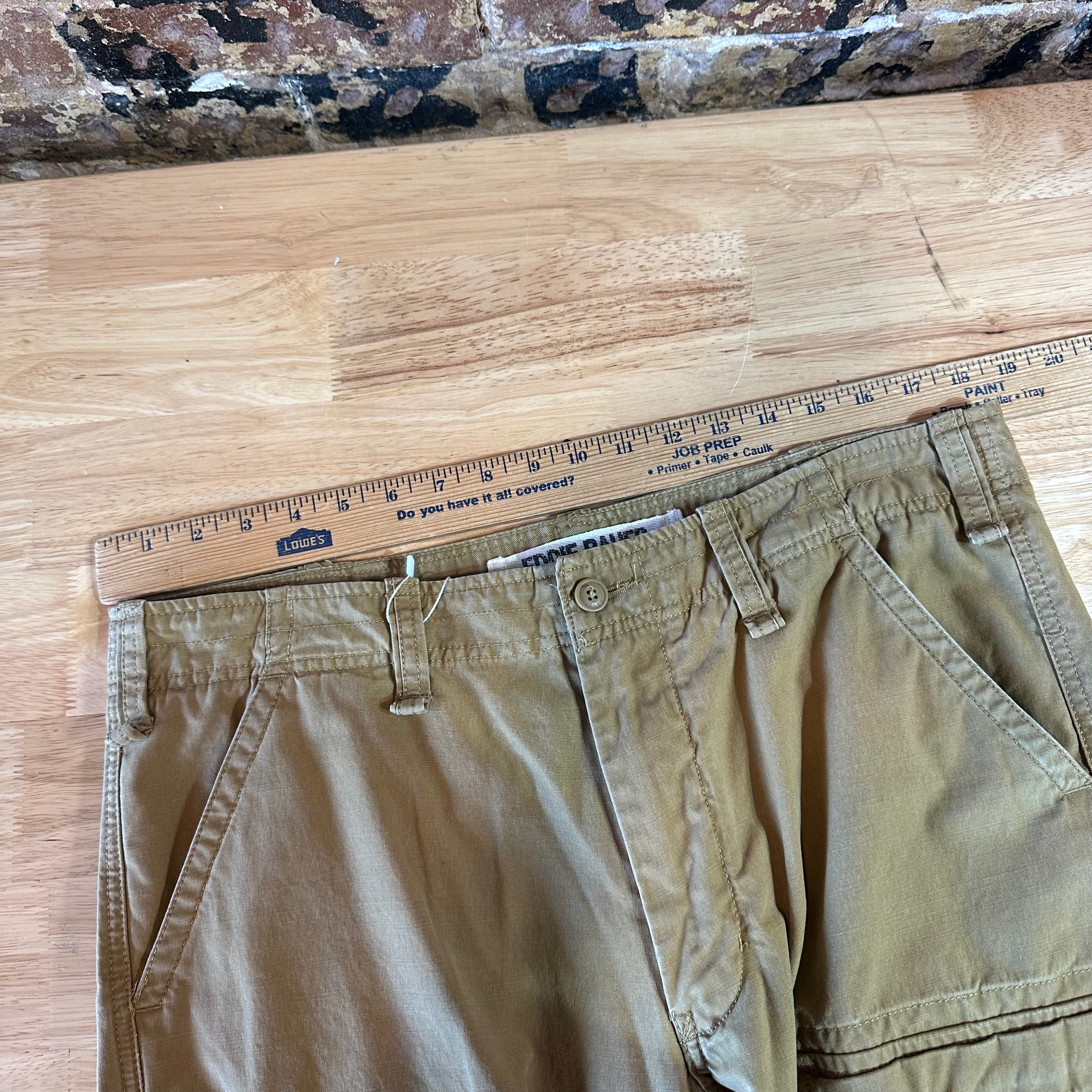 Eddie Bauer Mens 38x34 Tan Cargo Pants