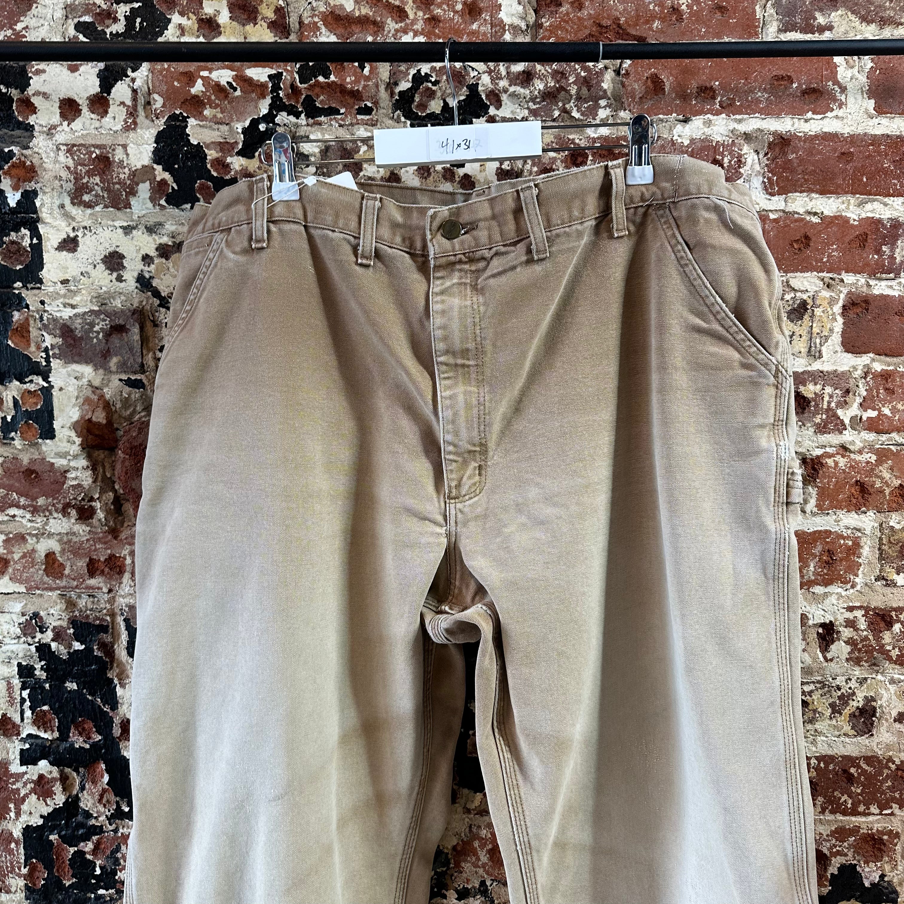 Carhartt Mens 46x32 Brown Pants
