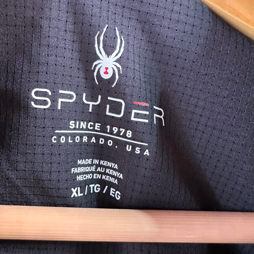 Spyder Mens XL Short Sleeve Button Up