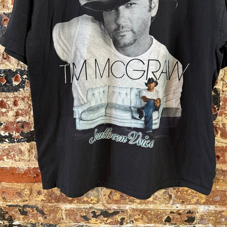 Tim McGraw Men's XL S/S Black T-Shirt