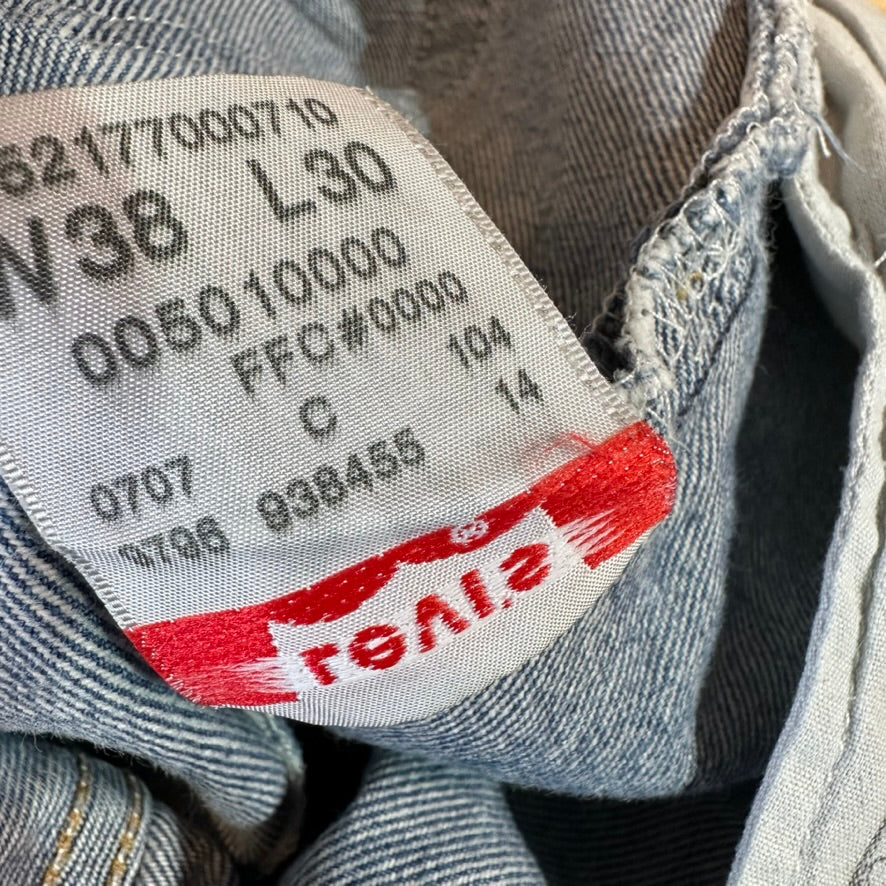 VTG Levi's 501xx Mens 38x30 Blue Jeans 2007