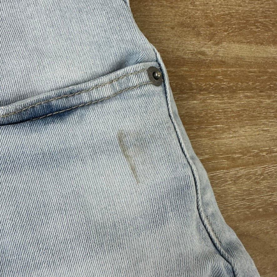 Levi's Cut Off Denim Blue Jean Shorts Womens 14-32 Distressed - 32x3"