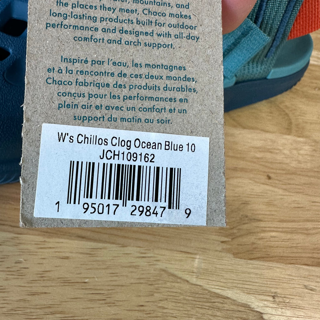 Chaco Chillos Clog Sandal Women's 10 New