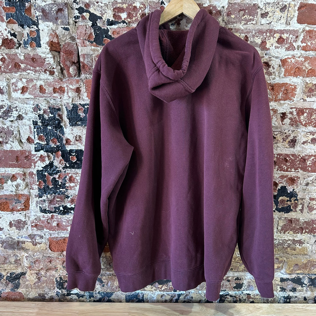 Carhartt Men's Large Graphic Hoodie Loose Fit Workwear Purple