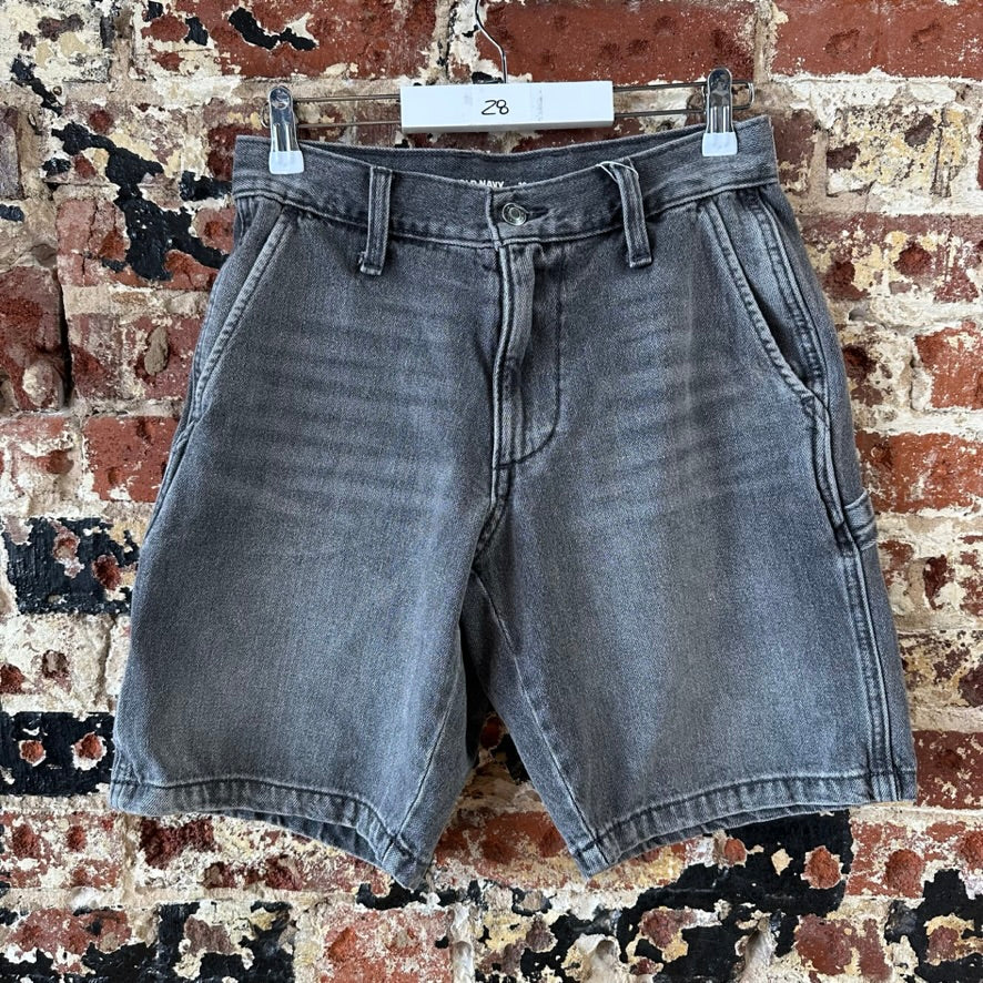Old Navy Mens 28 Black/Gray Shorts